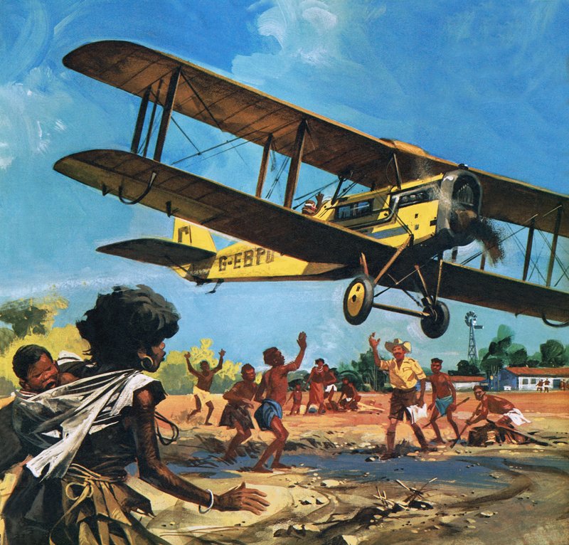 Australischer fliegender Arzt von English School