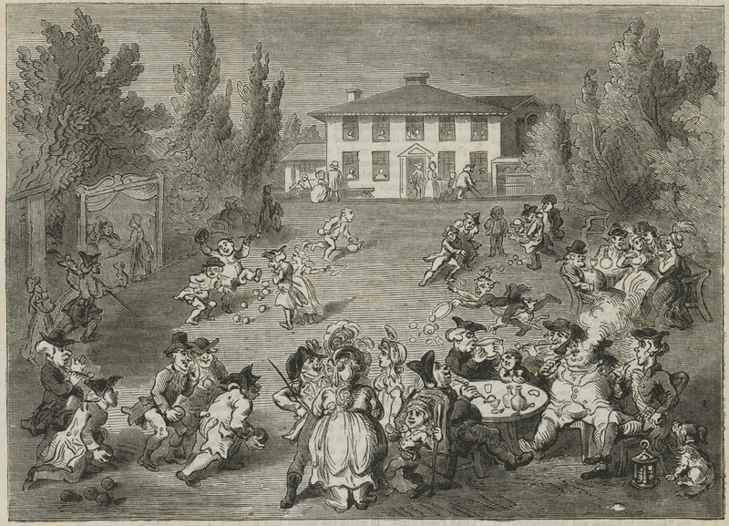 Bagnigge Wells Haus und Teegärten von English School