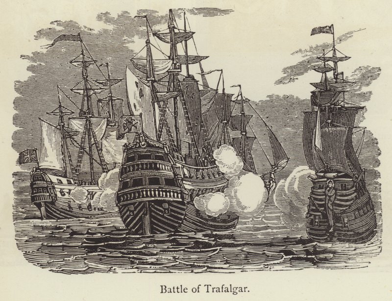 Schlacht von Trafalgar von English School