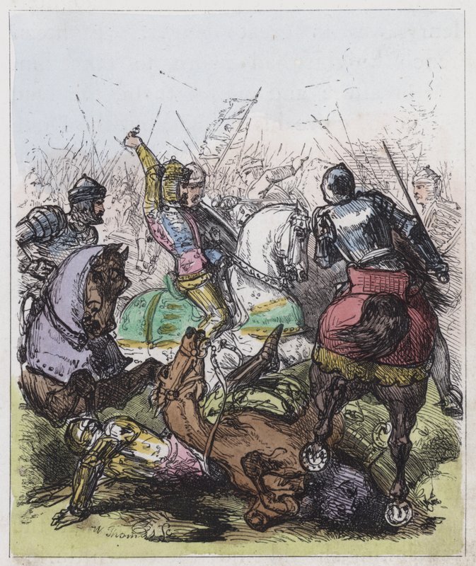 Schlacht von Agincourt von English School