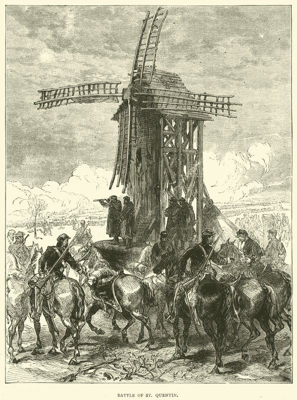 Schlacht von St. Quentin, Januar 1871 von English School