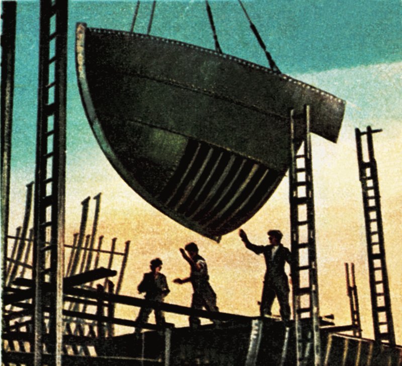 Belfaster Werften, wo die Titanic gebaut wurde von English School