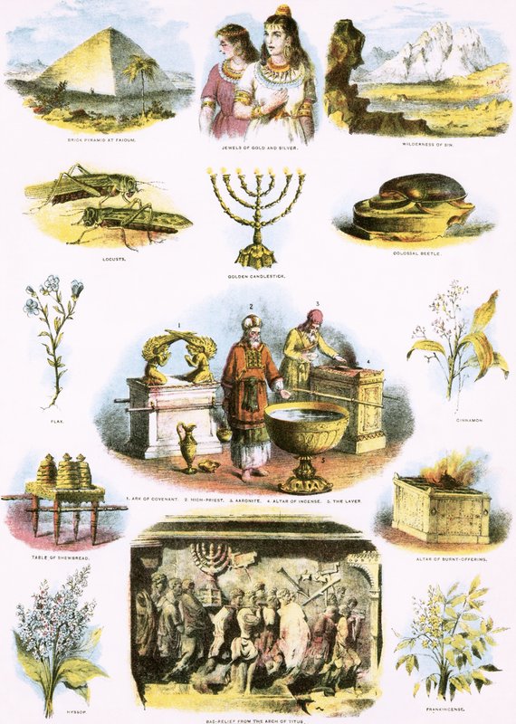 Biblische Illustrationen von English School