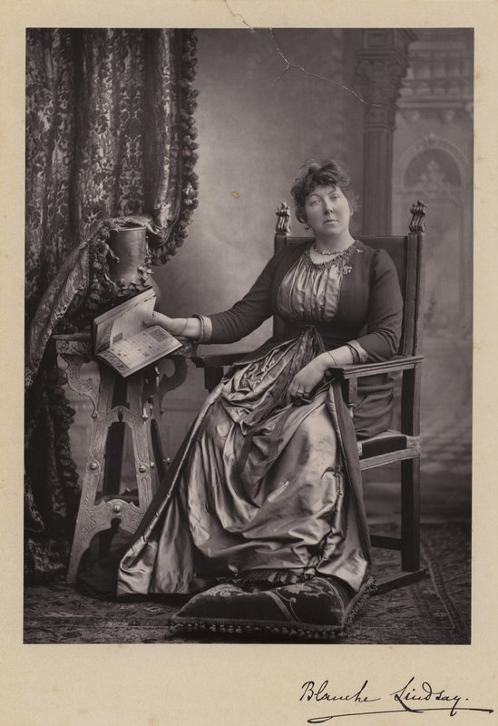 Blanche Lindsay, englische Künstlerin und Dichterin von English School