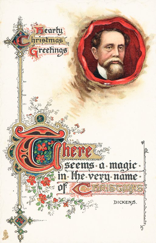 Britische Weihnachtskarte von English School