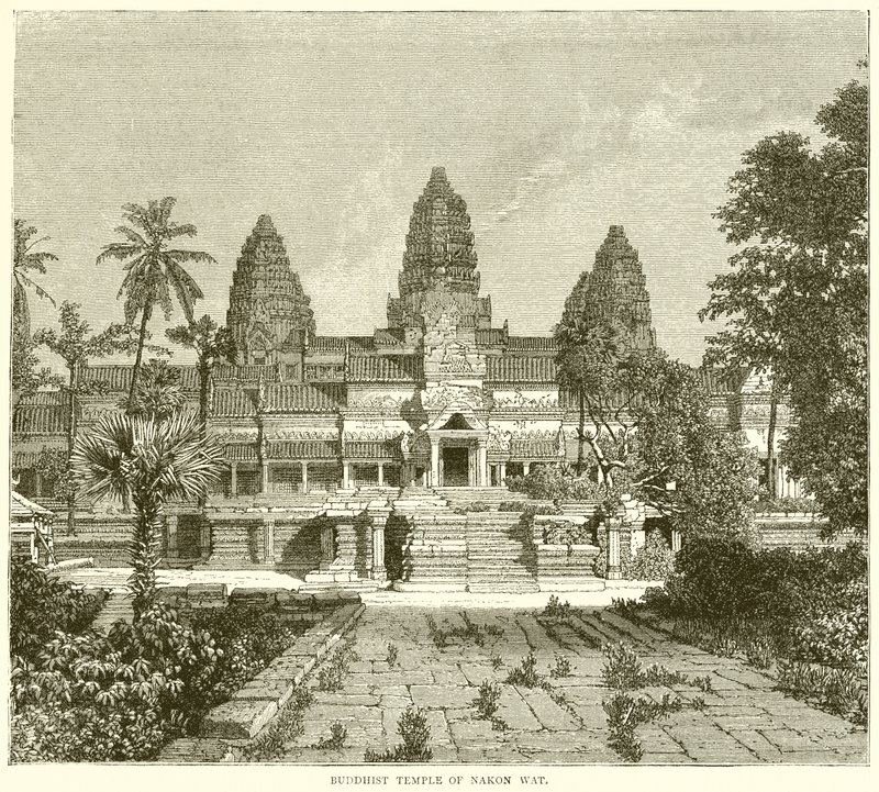 Buddhistischer Tempel von Nakon Wat von English School