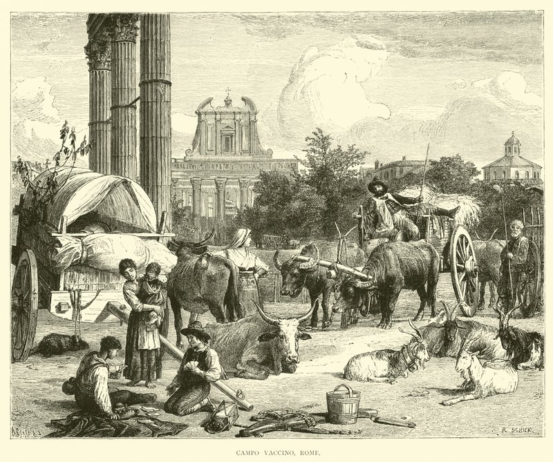Campo Vaccino, Rom von English School