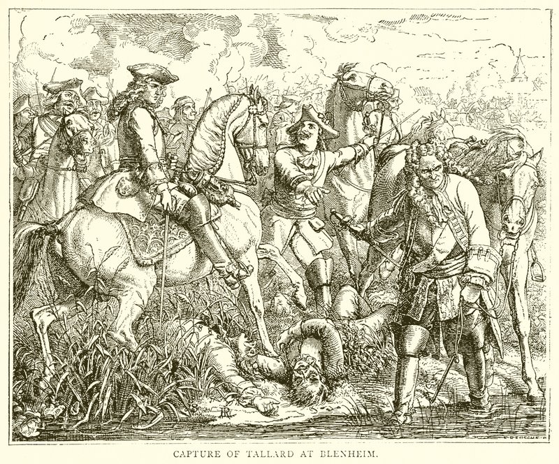 Gefangennahme von Tallard bei Blenheim von English School