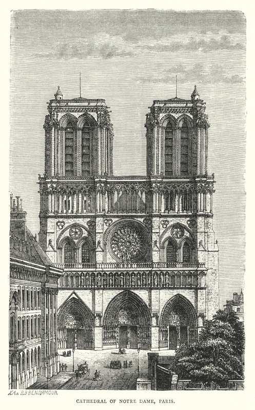 Kathedrale Notre Dame, Paris von English School