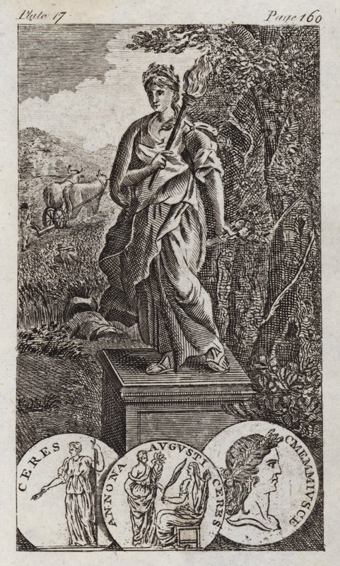 Ceres (Gravur) von English School