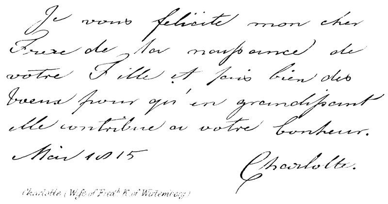 Charlotte (Ehefrau von Friedrich, König von Württemberg) von English School