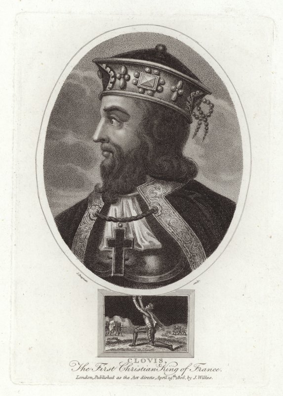Chlodwig, der erste christliche König von Frankreich von English School
