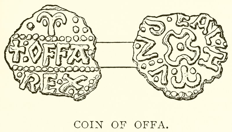 Münze von Offa von English School