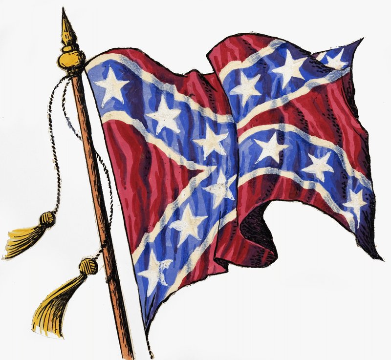 Konföderierten-Flagge von English School