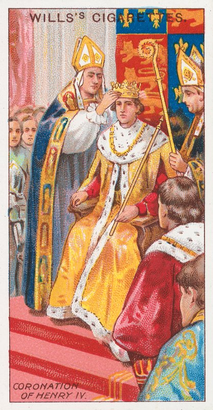 Krönung von Heinrich IV. von English School