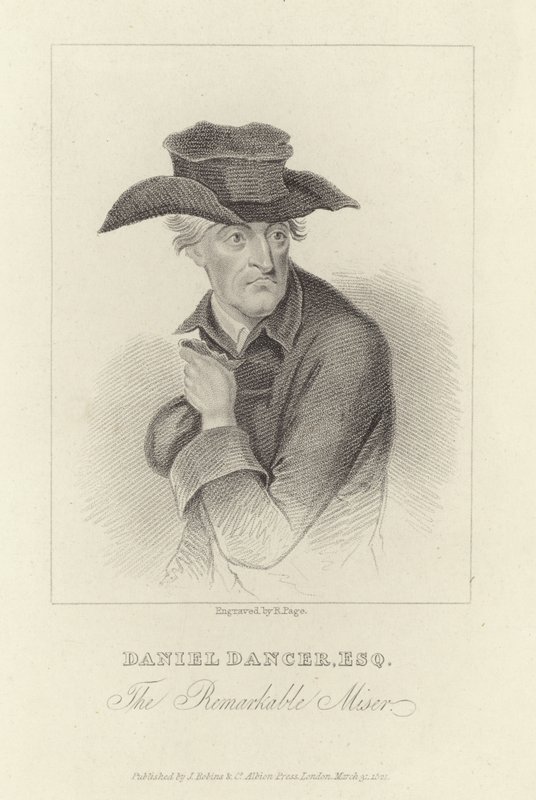 Daniel Dancer, englischer Geizhals von English School