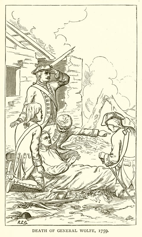 Tod von General Wolfe, 1759 von English School