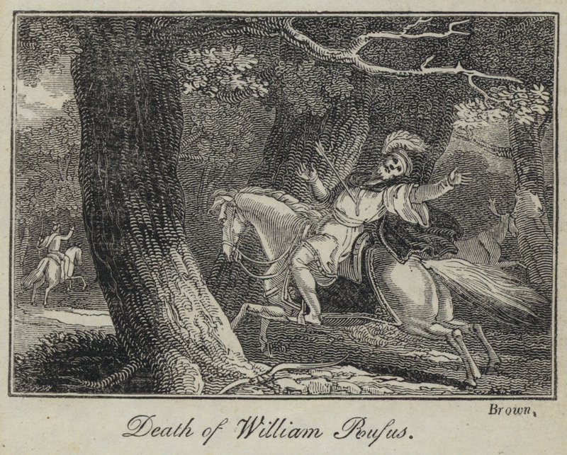 Tod von Wilhelm Rufus (Stich) von English School