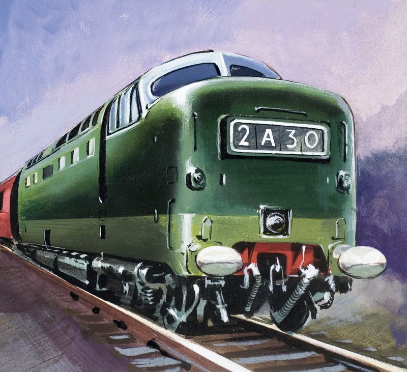 Diesellokomotive von English School