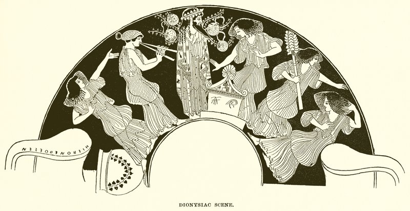 Dionysische Szene von English School
