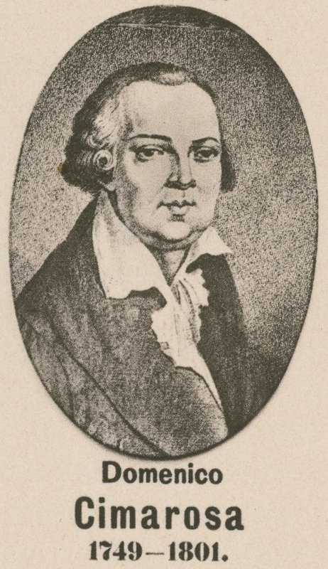 Domenico Cimarosa (Gravur) von English School