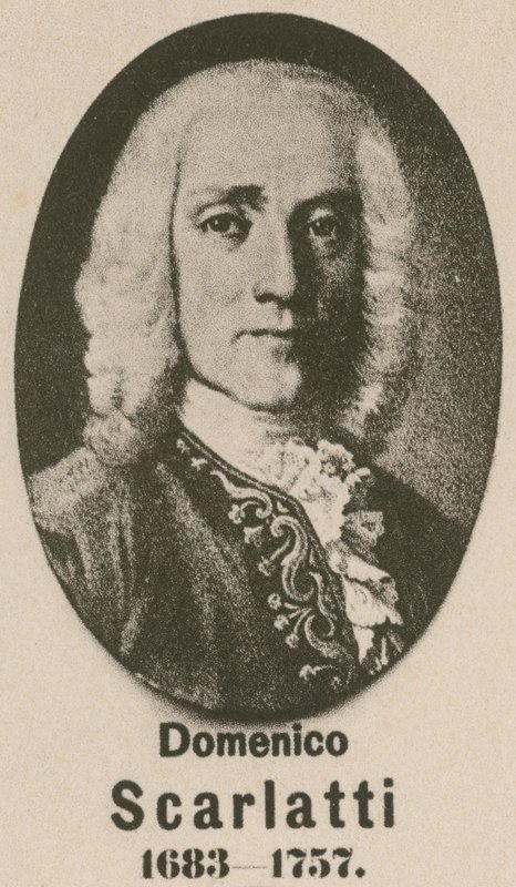 Domenico Scarlatti (Gravur) von English School