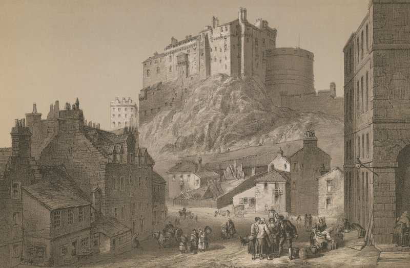 Edinburgh Castle von English School