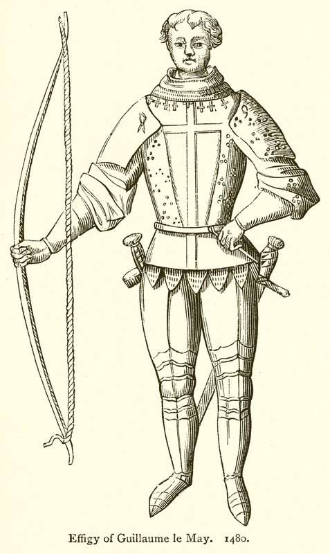 Abbild von Guillaume le May. 1480 von English School