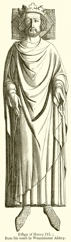 Efigie von Heinrich III. von English School