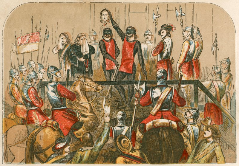 Hinrichtung von Charles I. von English School