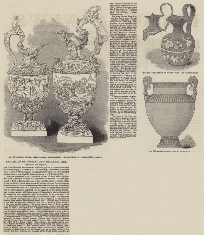 Ausstellung antiker und mittelalterlicher Kunst von English School