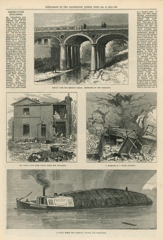 Explosion am Regents Canal von English School