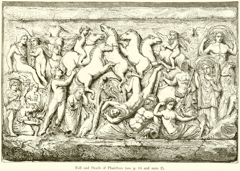 Fall und Tod des Phaethon von English School