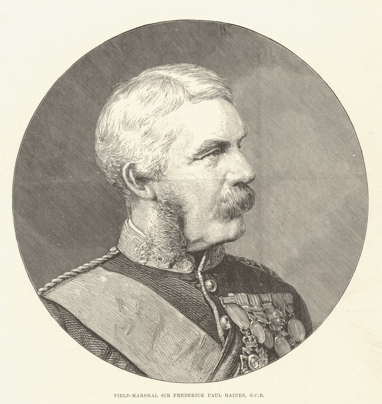 Feldmarschall Sir Frederick Paul Haines, GCB von English School