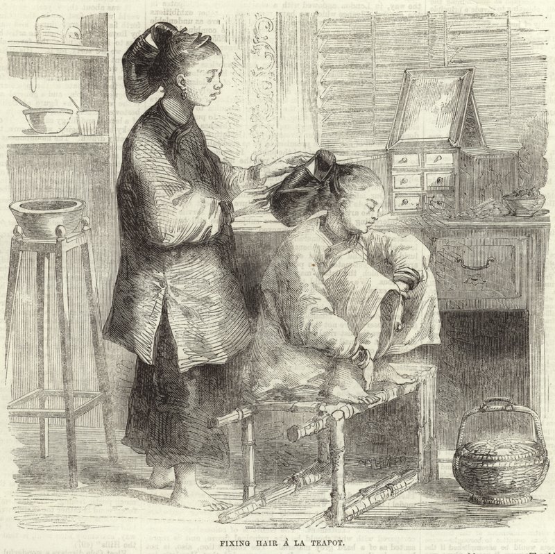 Haare im Teekannen-Stil frisieren von English School