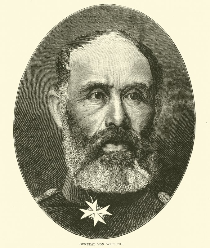 General Von Wittich, Oktober 1870 von English School