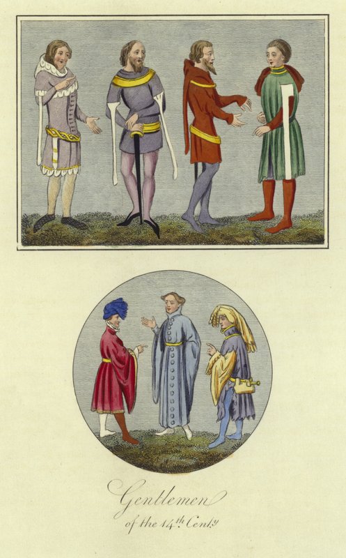 Edelleute des 14. Jahrhunderts von English School