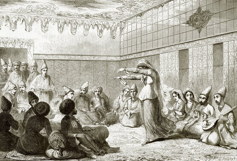 Georgische Bajaderen von English School