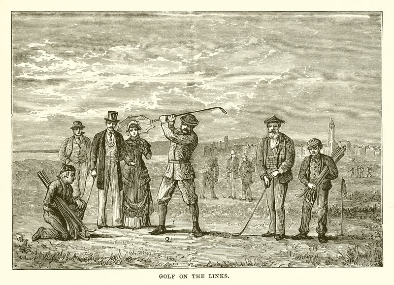 Golf auf den Links von English School