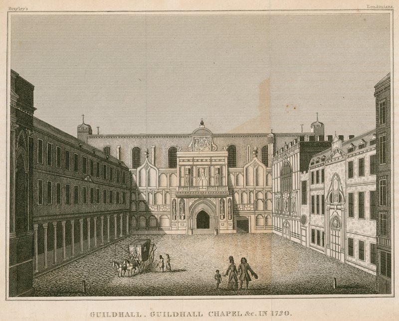 Guildhall-Kapelle, London von English School