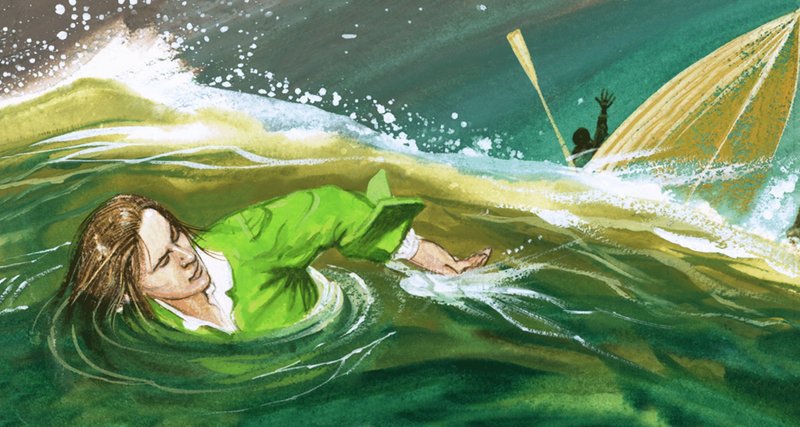 Gulliver erleidet Schiffbruch von English School