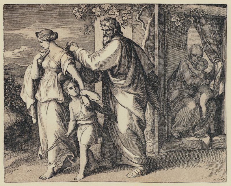 Hagar (Gravur) von English School