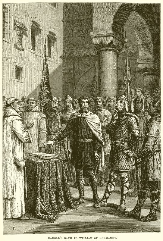 Harolds Eid an Wilhelm von der Normandie von English School