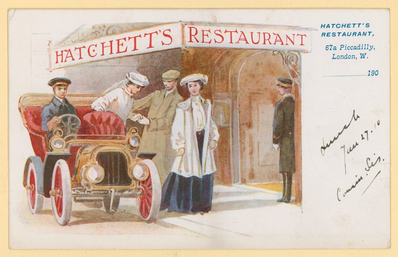 Hatchetts Restaurant, 67a Piccadilly, London von English School