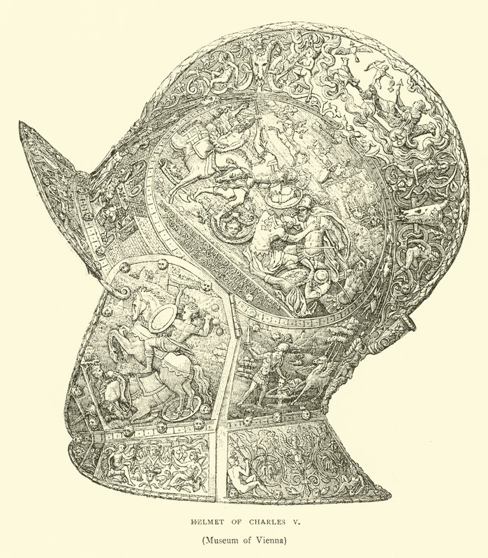 Helm von Karl V. von English School