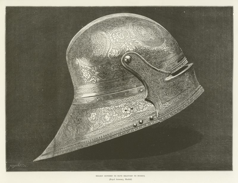 Helm, der Boabdil gehört haben soll von English School