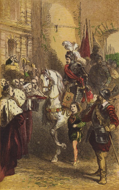 Heinrich der Vierte betritt seine Hauptstadt von English School