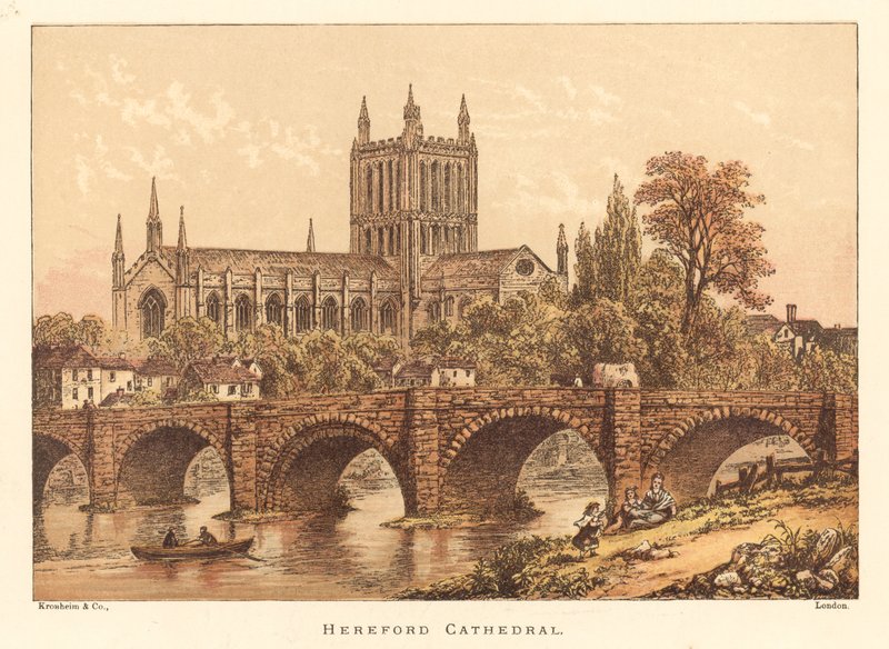 Kathedrale von Hereford von English School