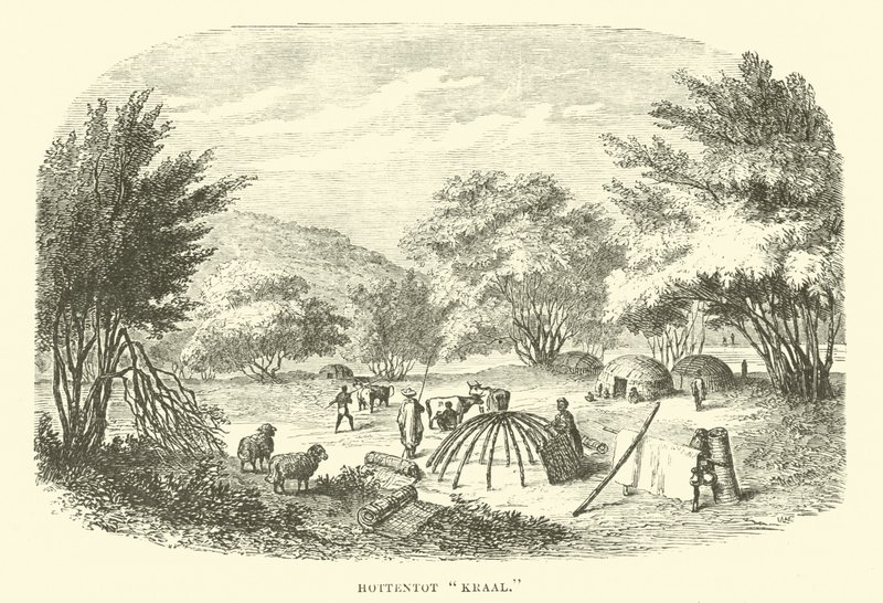 Hottentotten-Kraal von English School