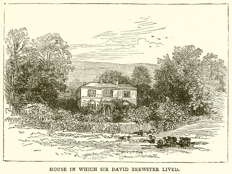Haus, in dem Sir David Brewster lebte von English School